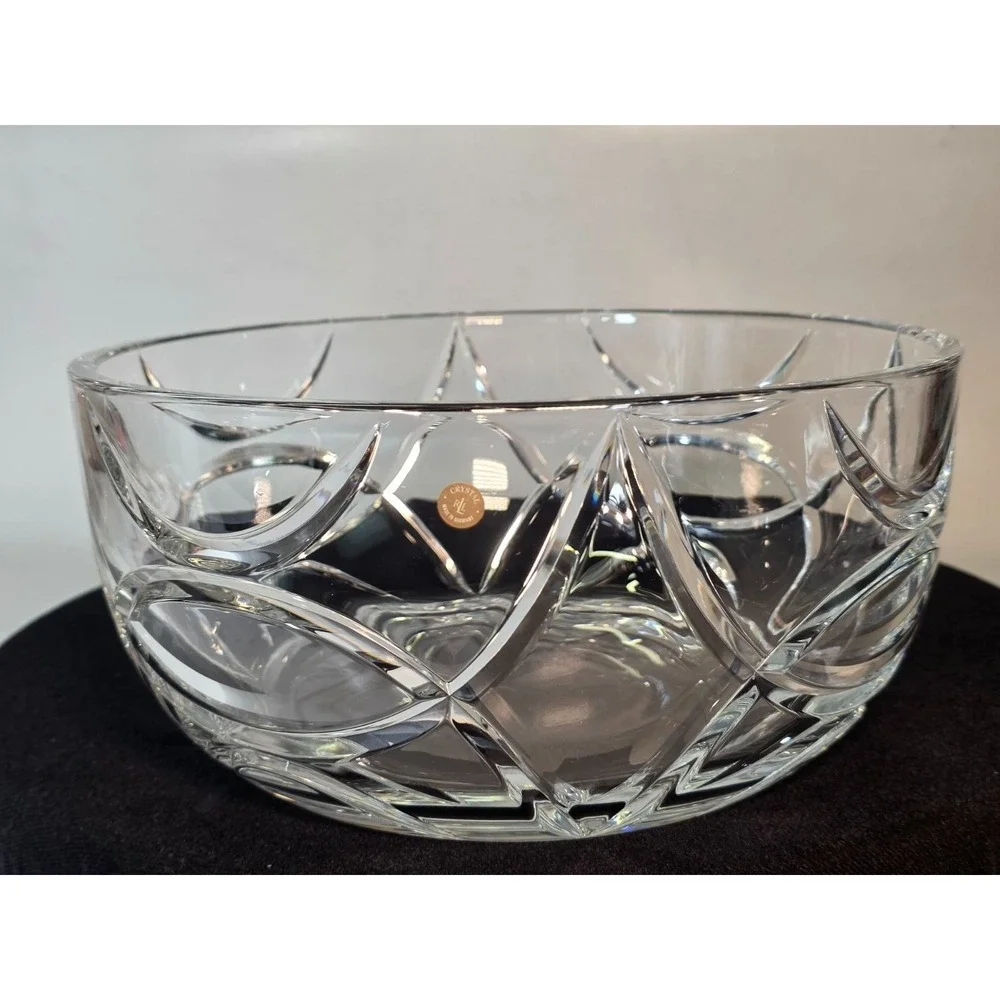 Ralph Lauren Royalton Blown & Hand Cut Crystal‎ Glass 10
